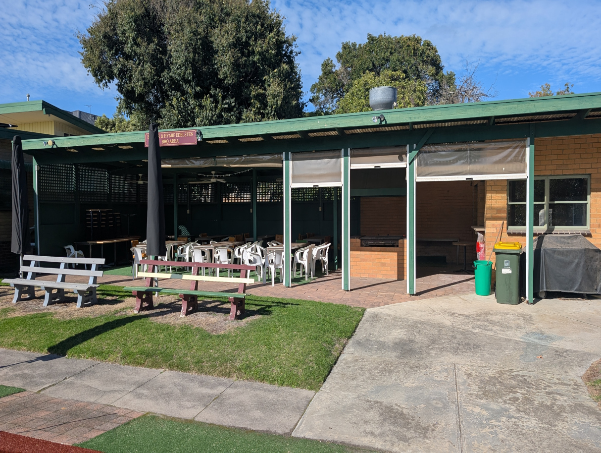 outdoor bbq area